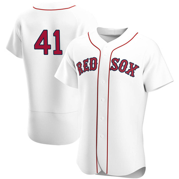 Men's Majestic Boston Red Sox #41 Chris Sale Stickman Authentic Navy Blue  2017 Players Weekend MLB Jersey