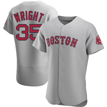 Men's Majestic Boston Red Sox #35 Steven Wright Replica White Home Cool  Base MLB Jersey