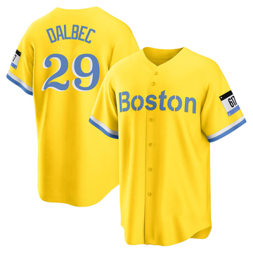 Bobby Dalbec #29 Boston Red Sox at LA Angels of Anaheim Game Used Road  Alternate Jersey, Size 46