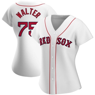 Brandon Walter Men's Nike Red Boston Sox Alternate Replica Custom Jersey Size: Large