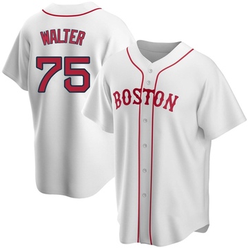 Brandon Walter Youth Nike White Boston Red Sox Home Replica Custom Jersey Size: Large