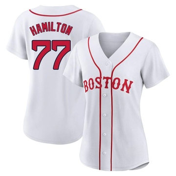 Caleb Hamilton Boston Red Sox Youth Scarlet Roster Name & Number T-Shirt 