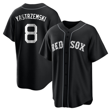 Youth Majestic Boston Red Sox #8 Carl Yastrzemski Authentic Grey