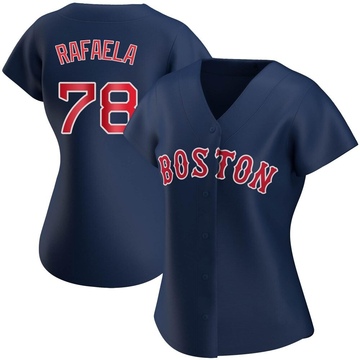 Ceddanne Rafaela Men's Nike White Boston Red Sox Home Replica Custom Jersey Size: Medium