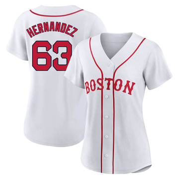 Darwinzon Hernandez Boston Red Sox Men's Scarlet Roster Name & Number T- Shirt 