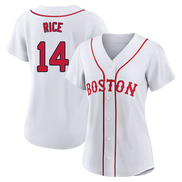 Men's Majestic Boston Red Sox #14 Jim Rice Navy Blue Alternate Flex Base  Authentic Collection MLB Jersey