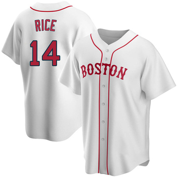 Boston Red Sox Jim Rice 14 White Jersey by Mitchell & Ness…