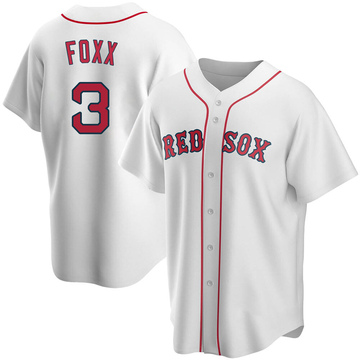 Women's Majestic Boston Red Sox #3 Jimmie Foxx Authentic White Home MLB  Jersey