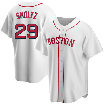 John Smoltz Boston Red Sox Men's Navy Backer Long Sleeve T-Shirt 