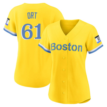 Kaleb Ort #61 September 16, 2022 Kansas City Royals at Boston Red Sox Game  Used Home Alternate Jersey, Size 46