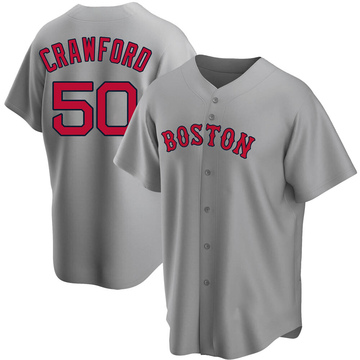 Replica Kutter Crawford Youth Boston Red Sox Gray Road Jersey