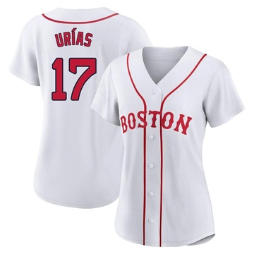 Luis Urias Men's Nike White Boston Red Sox Home Replica Custom Jersey