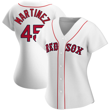 Pedro Martinez No Name Jersey - Boston Red Sox Replica Number Only Adult  Home Jersey