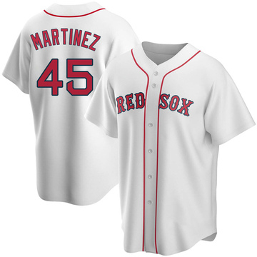 Pedro Martinez No Name Jersey - Boston Red Sox Replica Number Only Adult  Home Jersey