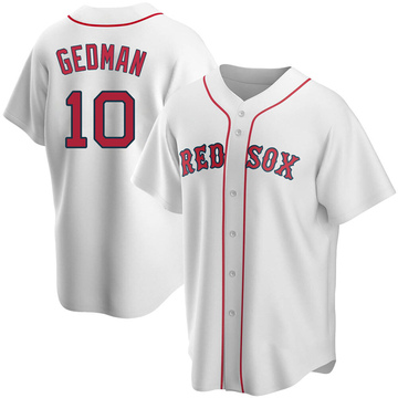 RICH GEDMAN  Boston Red Sox 1990 Majestic Away Baseball Jersey