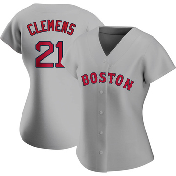 Men's Majestic Boston Red Sox #21 Roger Clemens Replica Navy Blue