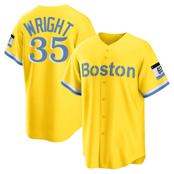  Stephen Wright Boston Red Sox Jersey Number Kit, Authentic Home  Jersey Any Name or Number Available : פריטי אספנות ואמנות