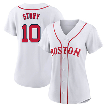 Men's Nike Trevor Story Gold Boston Red Sox City Connect Replica Player Jersey, XL