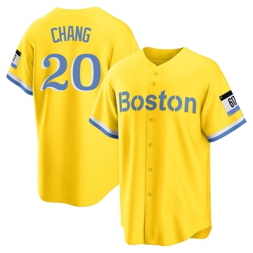 Yu Chang Boston Red Sox Youth Navy Roster Name & Number T-Shirt 